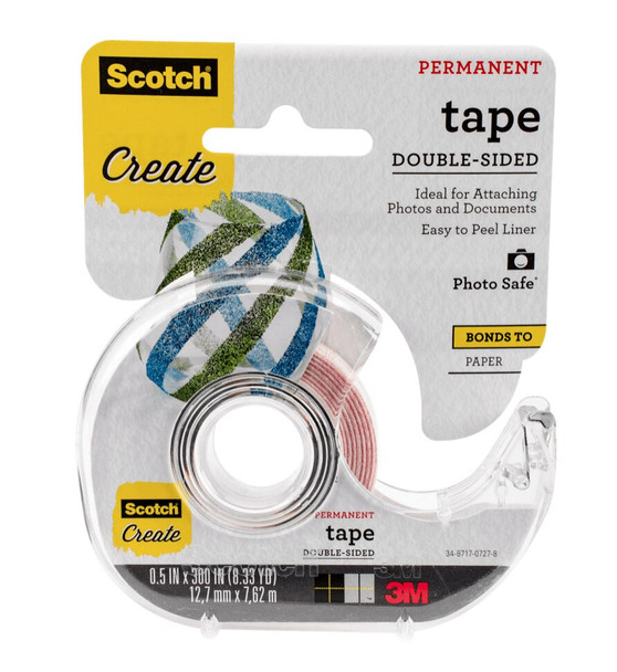 Scotch 70005276202 Double-Sided Scrapbooking Tape 12.7mm x 7.62m Clear | Its A Mega Thing