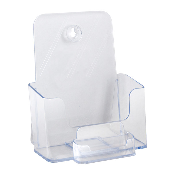 JPM 74911 Deflecto Brochure Holder with Business Card Holder - A5 Portrait | It's A Mega Thing