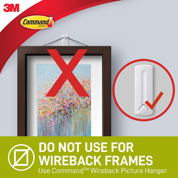 Command Sawtooth Picture Hanger Large White (1.8kg) Command Sawtooth Picture Hanger Large White (1.8kg)