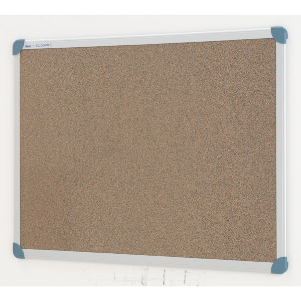 Quartet Penrite Slimline Corkboard Aluminium Frame 900 x 600mm