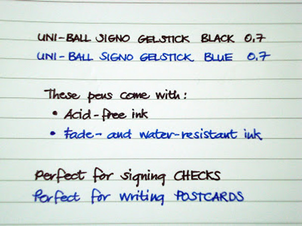 Uni-Ball Signo Gelstick (UM-170) Rollerball Pen 0.7mm Green - Box of 12 - Uniball Fine Pen, Uni-ball Bundle, Uniball Permanent Markers, Uniball Australia | It's A Mega Thing