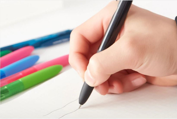 Uni-Ball Signo RT1 (UMN155-038) Gel Ink Rollerball Pen Ultra Fine 0.38mm Baby Pink - Box of 10 - , uni ball, uniball, uni posca, markers bundle, posca pens stockists, posca paint pens, uni ball paint markers | It's A Mega Thing