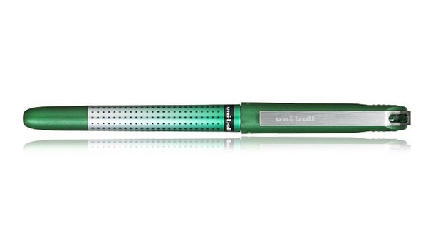 Uni-Ball Eye Needle (UB-185S) Liquid Ink Rollerball Pen Micro 0.5mm Green - Box of 12 - posca chalk markers, posca marker pen, uni ball, uniball, uni posca, markers bundle | It's A Mega Thing