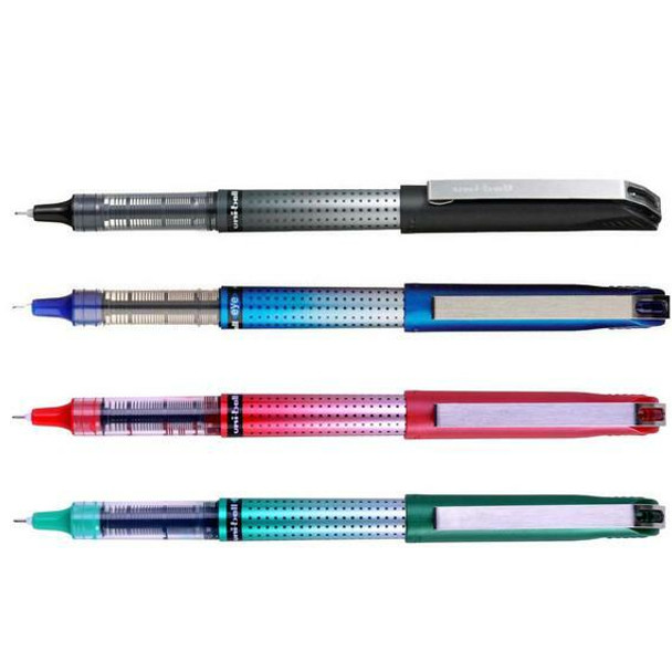 Uni-Ball Eye Needle (UB-185S) Liquid Ink Rollerball Pen Micro 0.5mm Green - Box of 12 - uni posca, markers bundle, posca pens stockists | It's A Mega Thing