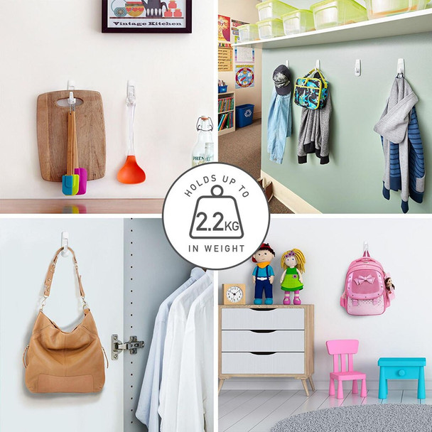 Command Large White Hooks 3 Pack Up To 2kg Command Large White Hooks 3 Pack Up To 2kg