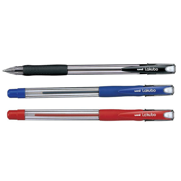 Uni Lakubo (SG-100) Ballpoint Pen Medium 1.0mm Blue - Box of 12 uni ball, uniball, uni posca, markers bundle, posca pens  | It's A Mega Thing