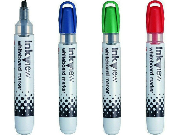 Uni Inkview (PWB-202) Whiteboard Marker Bullet Tip 1.8mm Assorted Box of 12 posca marker pen, uni ball, uniball, uni posca, markers bundle | It's A Mega Thing