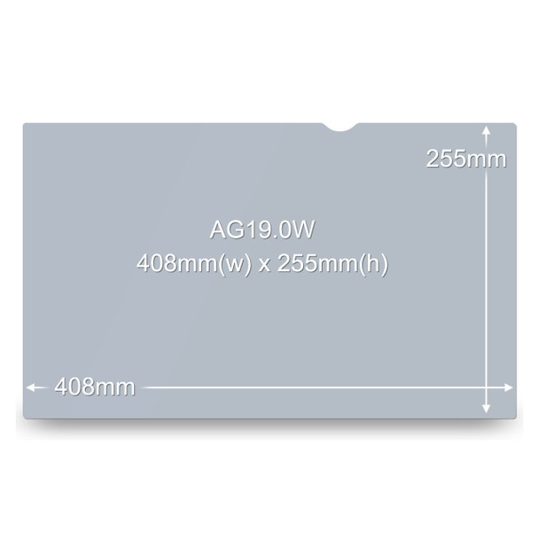 3M 98044058372 Anti-Glare Filter for 19.5" Widescreen Monitor AG195W9B | MegaX