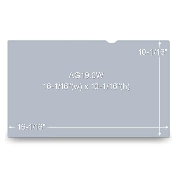 3M 98044058372 Anti-Glare Filter for 19.5" Widescreen Monitor AG195W9B | MegaX