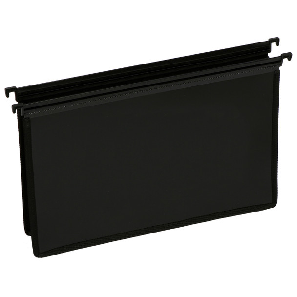 Marbig Suspension File Heavy Duty Extra Capacity Foolscap Black Pack of 5