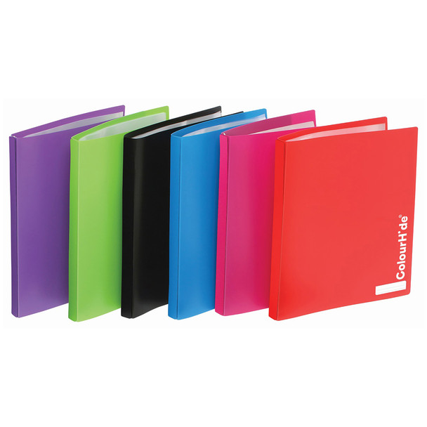 ColourHide 2002802J 20 Pocket My Refillable Display Book (Medium Weight) In Black Each | Mega Office Supplies