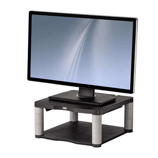 Fellowes #9169401 Monitor Riser - Premium - Graphite | It's A Mega Thing