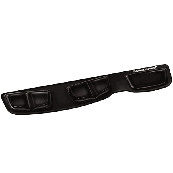 Fellowes #9183201 Keyboard Palm Support Gel Clear - Black | It's A Mega Thing