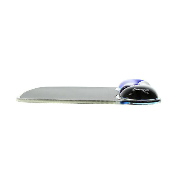 Mouse Pad with Wrist Rest Blue and Black Kensington Duo Gel
