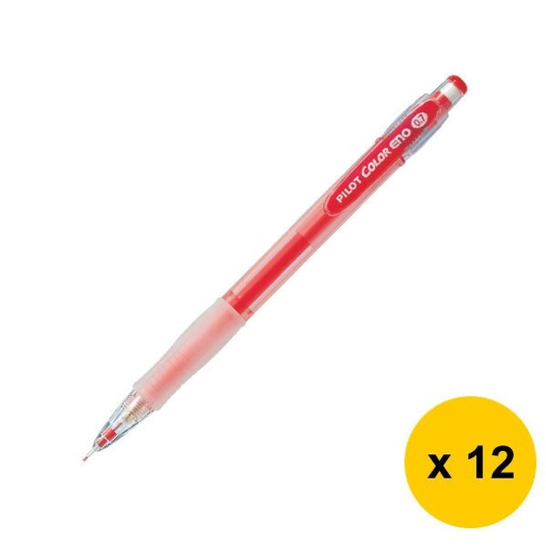Pilot Hcr-197-R Color Eno Mechanical Pencil 0.7Mm Red Box Of 12 | Its A Mega Thing