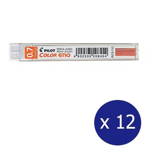 Pilot Plcr-7-O Lead Refill For Color Eno Mechanical Pencil 0.7Mm Tube 6 Orange - Box 12 | Its A Mega Thing