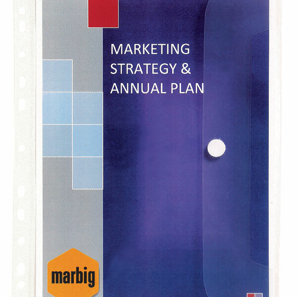 Marbig Binder Wallet A4 Clear Box of 10