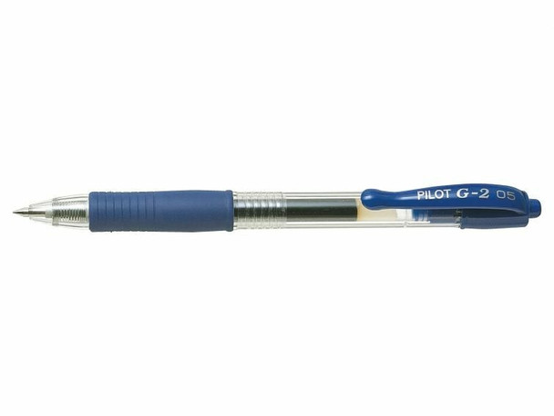 Pilot G-2 0.5mm Retractable Gel Pen Blue Box of 12