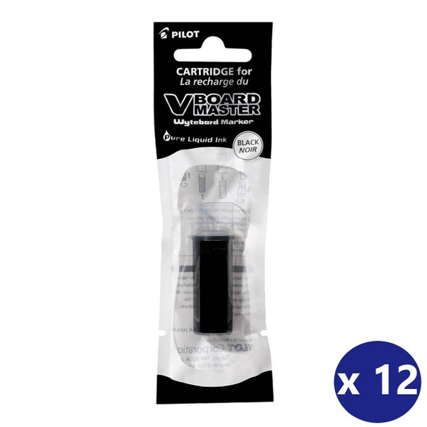 Pilot BegreeN V Board Master Whiteboard Marker Refill Black Box of 12