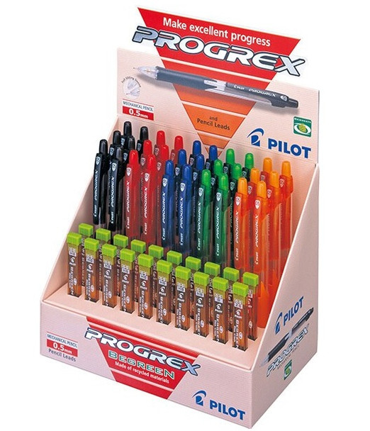 Pilot 660177 Progrex Mechanical Pencil 0.5Mm Assorted Display Of 30 With Lead Refill | Its A Mega Thing