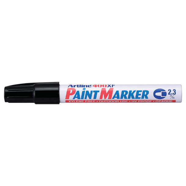 Artline 2.3mm Bullet Black 140001 400 Paint Marker Permanent Box of 12 | Mega Office Supplies