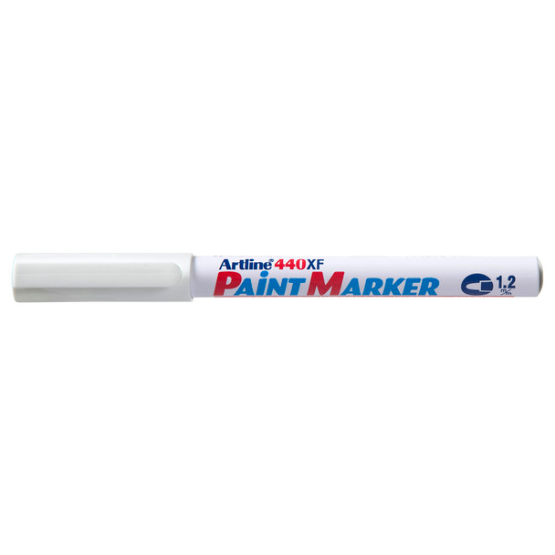 Artline 1.2mm Bullet White 144033 440 Paint Marker Permanent Box 12 | Mega Office Supplies
