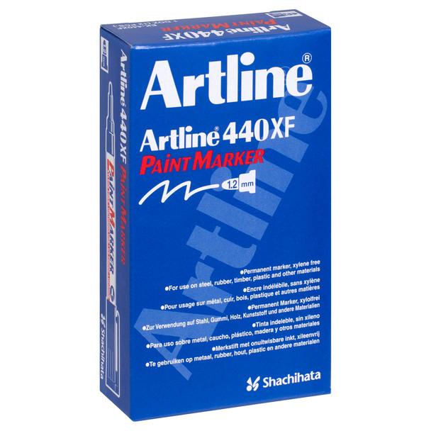 Artline 440 Paint Marker Permanent 1.2mm Bullet Red 144002 Box 12 | Mega Office Supplies