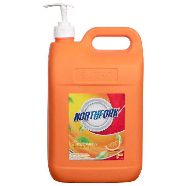 Northfork Natures Orange Pumice Hand Cleaner 5 Litre Carton of 3