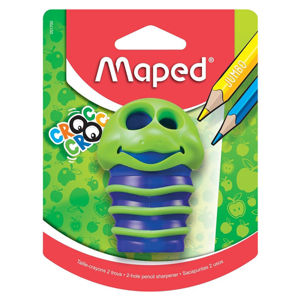 Maped 2 Holes Sharpener in A Hangsell #8001700 Croc Croc | Mega Office Supplies