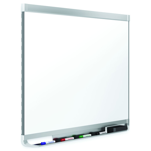Quartet #Qtte554a Prestige 2 Porcelain Aluminium Whiteboard 1200 X 915mm - Quartet whiteboard, quartet mobile whiteboard, porcelain mahogany whiteboard, porcelain aluminium whiteboard | It’s A Mega Thing
