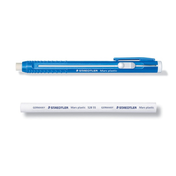 Staedtler Mars Plastic Eraser Holder Refill for 528 50 10 Polybags of 3 Refills 528 55 PB3