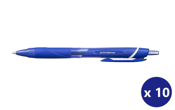 Uni-Ball (SXN-150C) Jetstream Colour Retractable Rollerball Pen 0.7mm Blue - Box of 10 - Uniball Rollerball Pen, Uni Ball Pens, Uniball Markers, Uni-Ball Markers | It's A Mega Thing