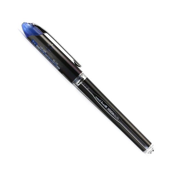 UNI-Ball Vision Elite (UB-205) Liquid Ink Rollerball Pen Micro 0.5mm Blue - Box of 12 - posca pens stockists, posca paint pens, uni ball paint markers | It's A Mega Thing