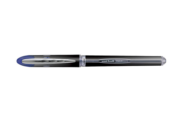 UNI-Ball Vision Elite (UB-205) Liquid Ink Rollerball Pen Micro 0.5mm Blue - Box of 12 - Uni Ball Pens, Uniball Markers, Uni-Ball Markers | It's A Mega Thing