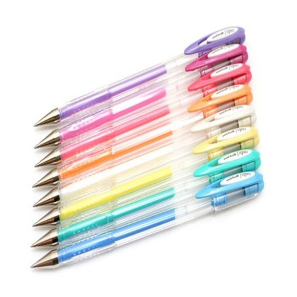Uni-Ball Signo Angelic Colours (Um-120AC) Gel Ink Rollerball Pen 0.7mm White - Box of 12 - posca chalk markers, posca marker pen, uni ball | It's A Mega Thing