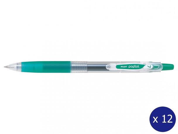 Pilot Pop’lol Gel Ink Rollerball 0.7mm Green Box of 12