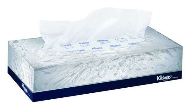 Kleenex 4720 Executive Facial Tissue 2 Ply White 100 Tissues Pack Carton of 48