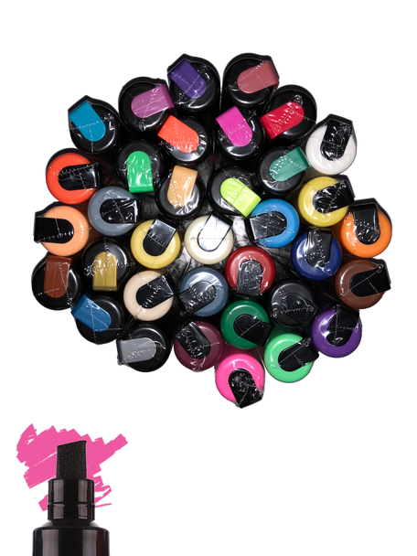 Posca Paint Marker Pen PC-8K Chisel Bold Bundle of 35 Individual Colours