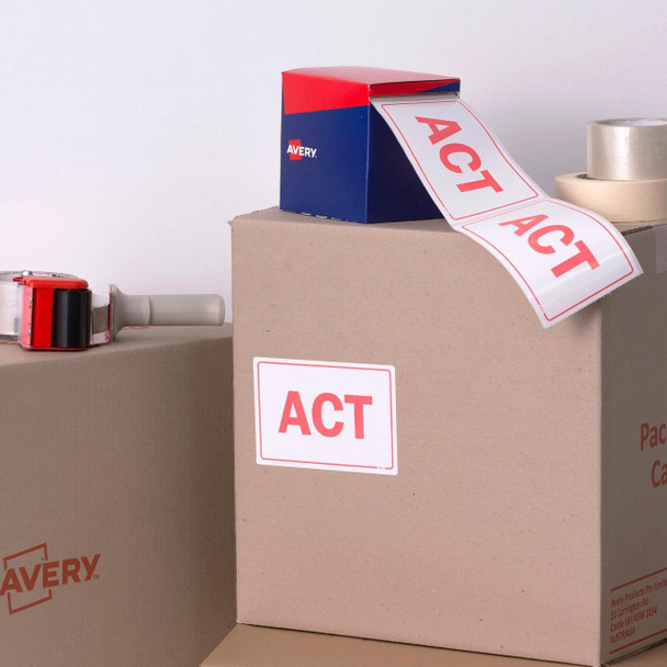 Avery #932608 ACT White Labels 550/Roll 100 x 150.4mm - avery australia, avery l7163, avery label templates l7163, fabric name labels, fabric name badge labels | It's A Mega Thing