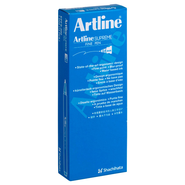 Artline Supreme Fineliner Pen 0.4mm Apricot 102128 Box of 12 | Mega Office Supplies