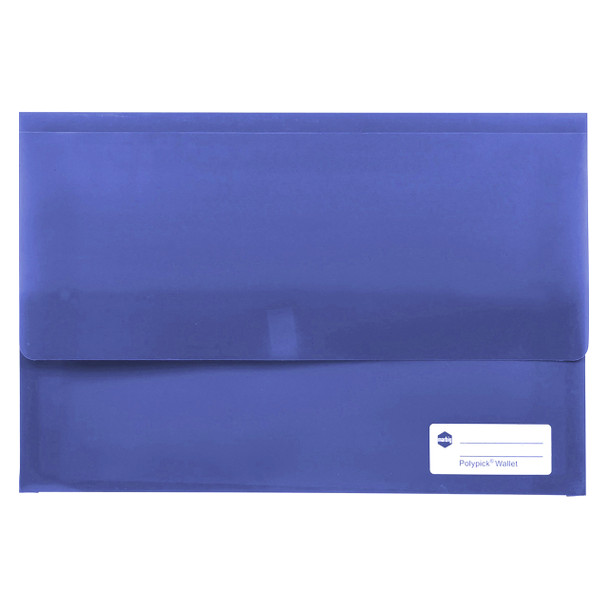 Marbig Polypick Document Wallet Foolscap Purple