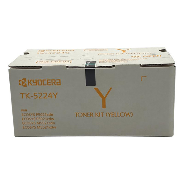 Kyocera TK5224Y Toner Cartridge Yellow 1200 Pages