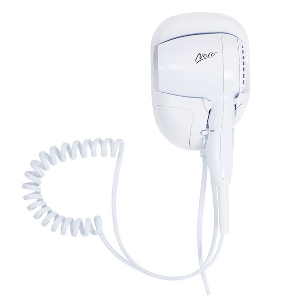 Nero White Snug Hair Dryer Wall Mount