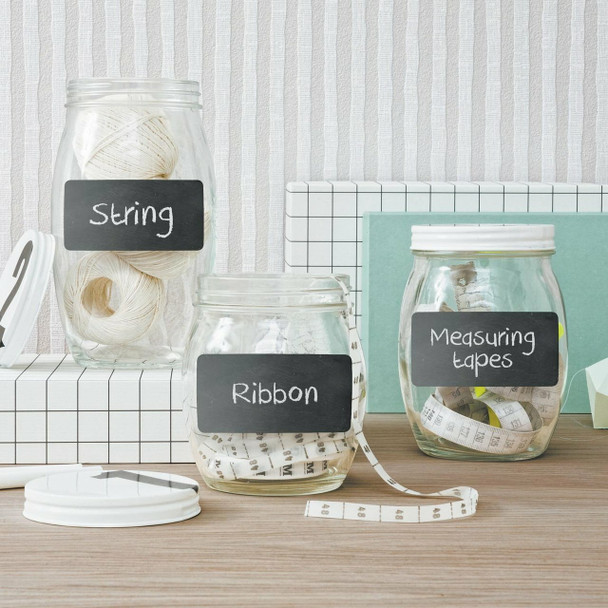 Avery #39102 Chalkboard Rectangle, Re-Writable, Kitchen & Pantry Labels, 95 x 45mm, 12/Pk - Avery, averylabels, avery labels, avery products, Avery dispenser labels | It's A Mega Thing