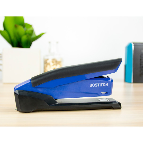 Bostitch Blue/Black 311148 InPower Antimicrobial Full Strip Stapler 20 Sheets | Mega Office Supplies