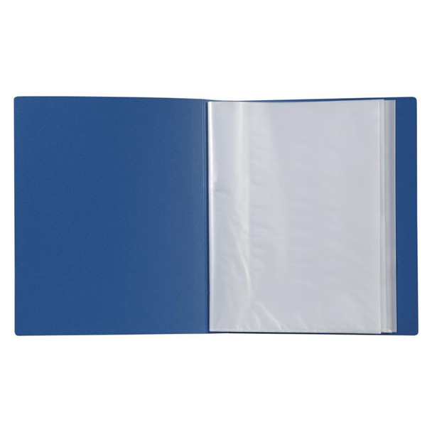 Marbig Clearview Display Book Non Refillable 50 Pocket A4 Blue