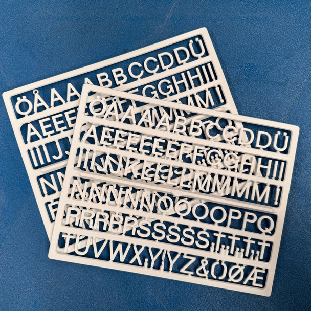 Visionchart Exlpw3 Executive Letters 19Mm White - Pk180 | Its A Mega Thing
