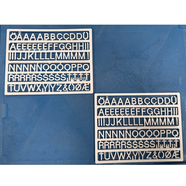 Visionchart Exlpw3 Executive Letters 19Mm White - Pk180 | Its A Mega Thing