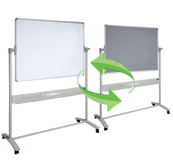 Visionchart VM1512C Mobile Combo Whiteboard and Pinboard 1500 x 1200mm | It's A Mega Thing