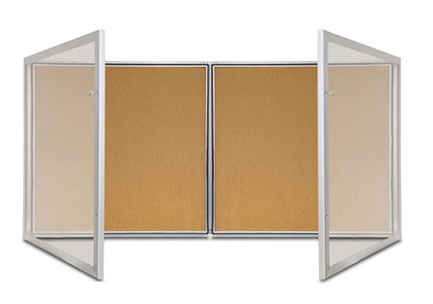 Visionchart TX6001 TX Notice Case Weather Resistant Cork Background (9-A4's) 820 x 1080mm